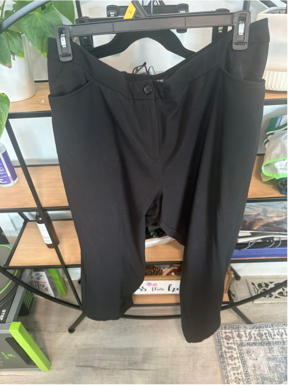 Women's APT. 9 Black Plus Size 18W Trousers
